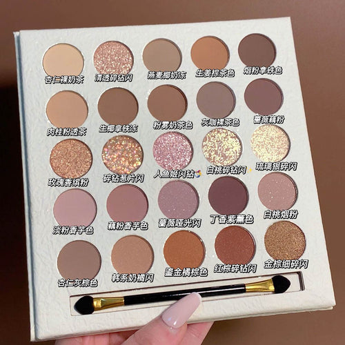 25-Shade Eyeshadow Palette | Matte & Shimmer | All-Day Wear for Every Look