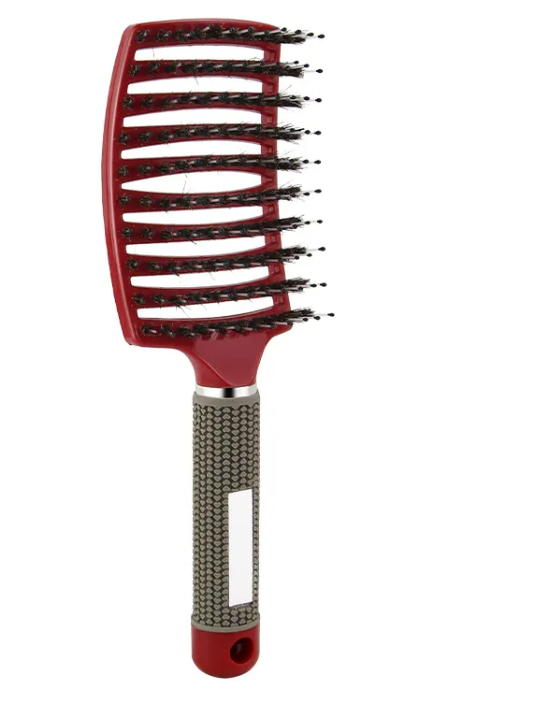 9-Row Bristle Hair Comb | Professional Styling Comb