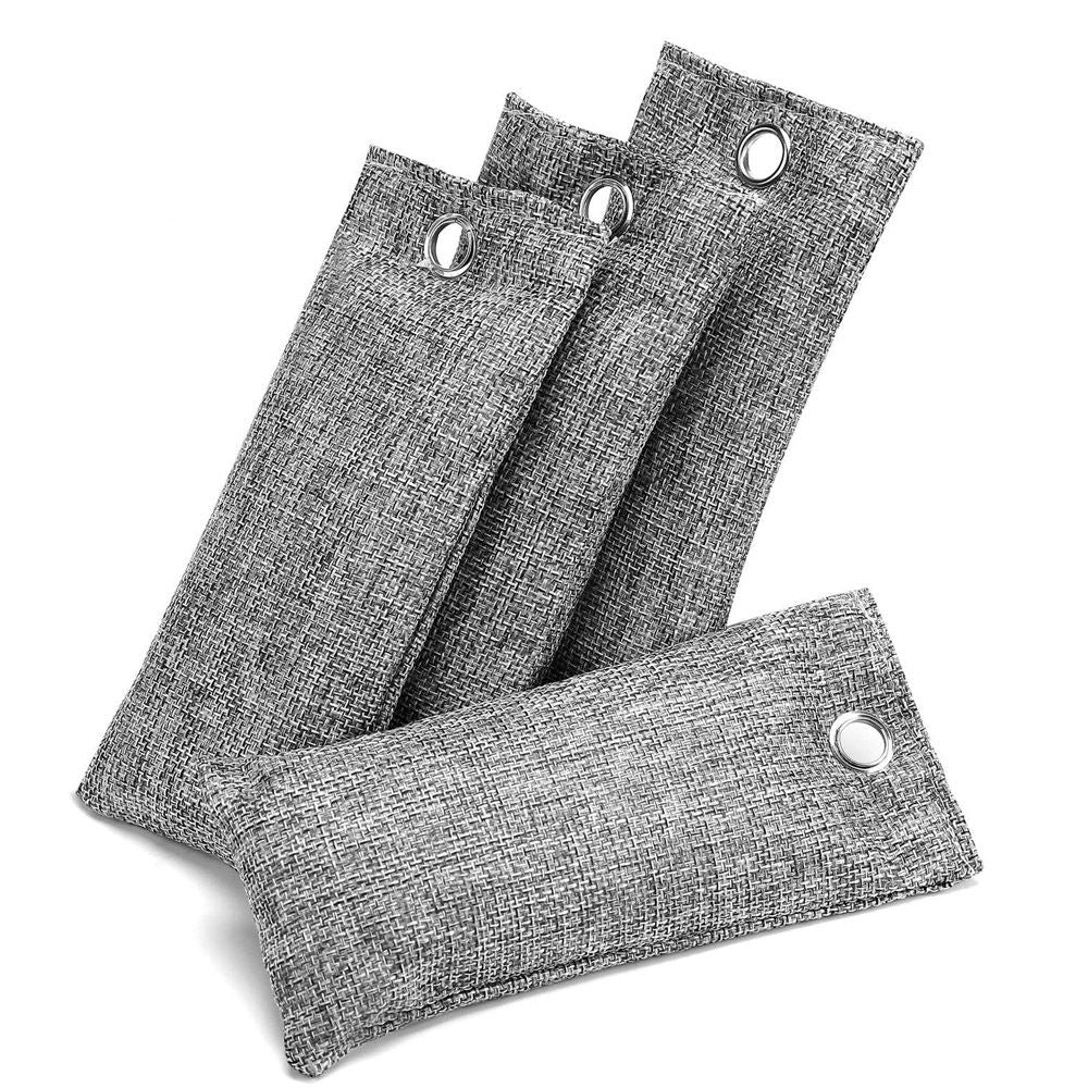 Bamboo Charcoal Deodorizer Bags | Natural Air Purifier | 1, 2 & 4 Pack