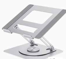 Aluminium Laptop Stand | Adjustable Height & Cooling | Ergonomic Desk Riser