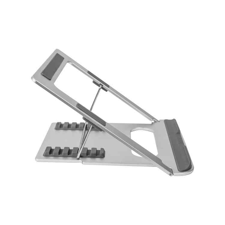 Aluminium Laptop Stand | Adjustable Height & Cooling | Ergonomic Desk Riser