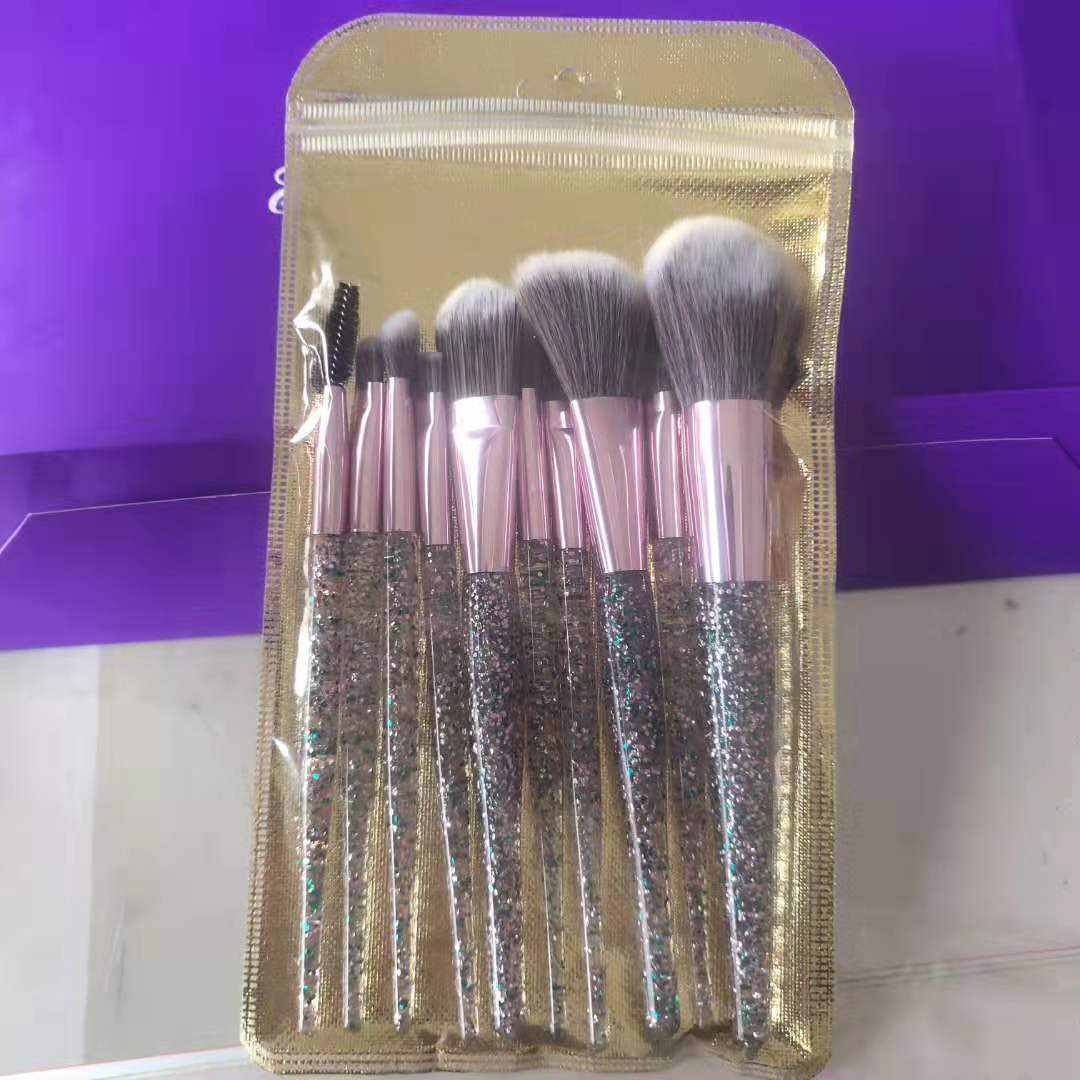 10-Piece Makeup Brush Set for Beauty and Blending
