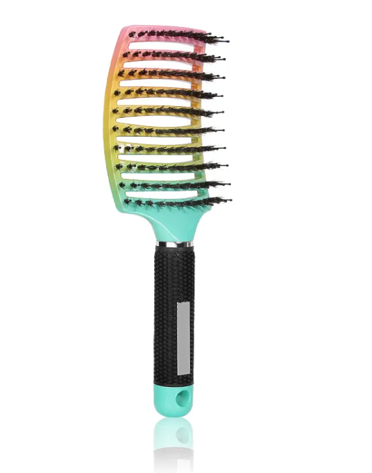 9-Row Bristle Hair Comb | Professional Styling Comb