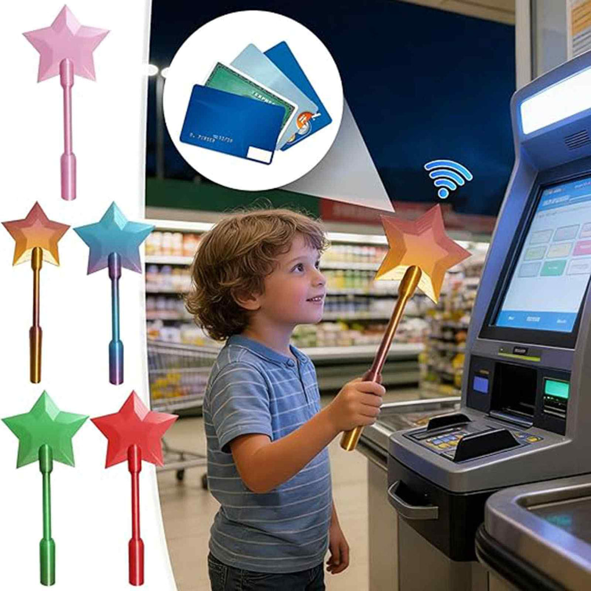 3D Printed NFC Magic Wand | Tap to Pay Contactless Payment Wand
