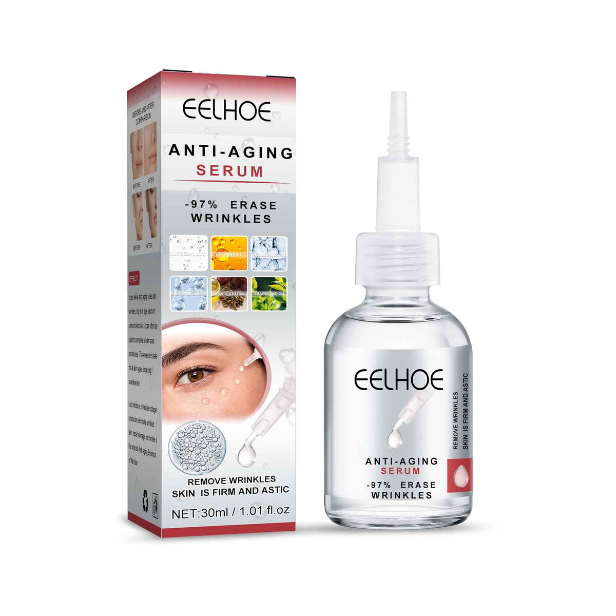 Anti-Wrinkle Firming Face Essence | Plumping, Brightening & Age-Defying | 30ml