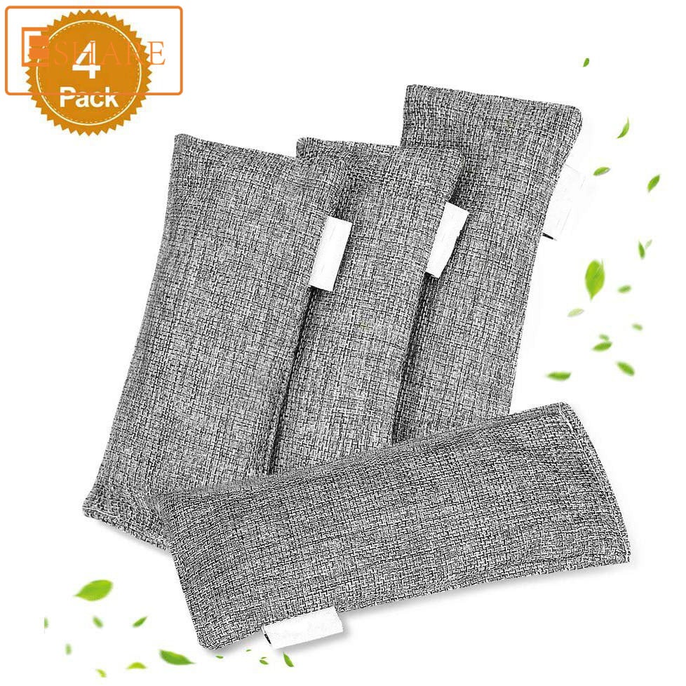 Bamboo Charcoal Deodorizer Bags | Natural Air Purifier | 1, 2 & 4 Pack